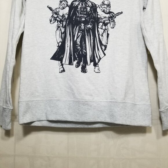 NWT Forever 21 Star Wars hoodie light grey size S - Picture 5 of 7